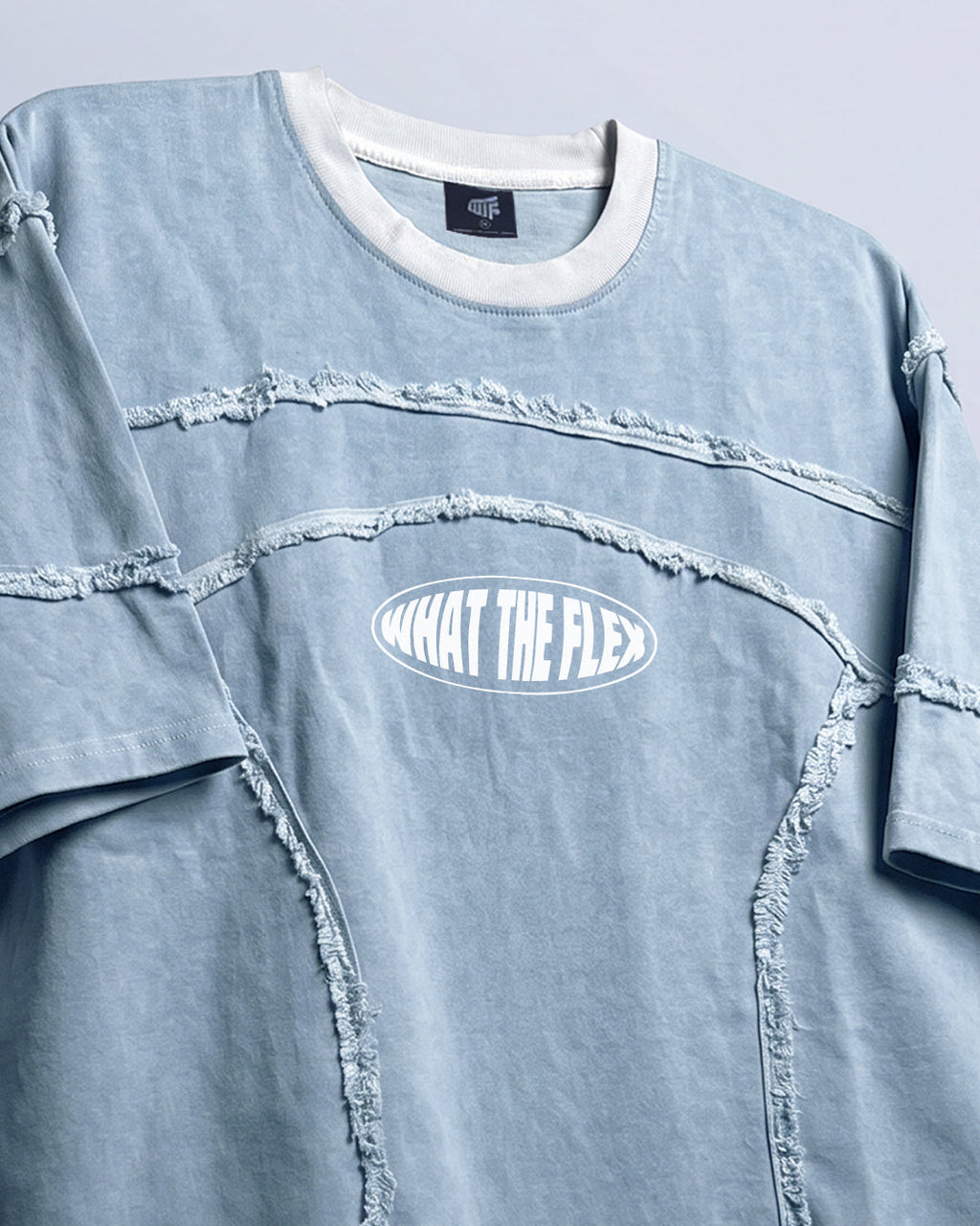 Offset Blue Denim T-shirt