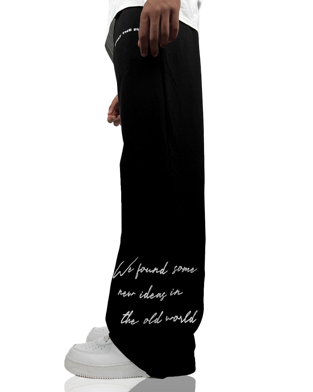 Old World Black Essential Pants