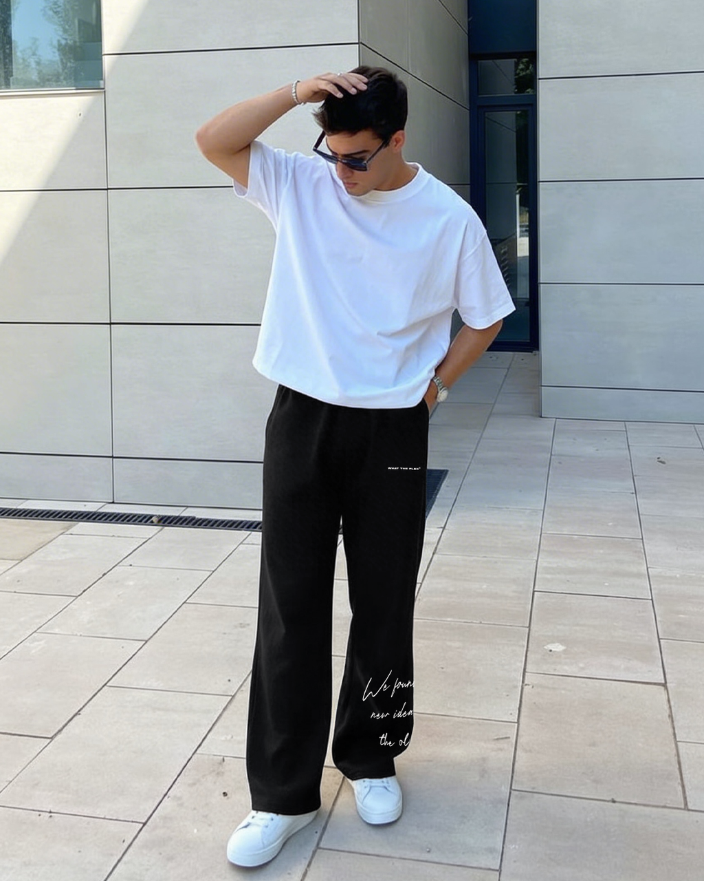 Old World Black Essential Pants