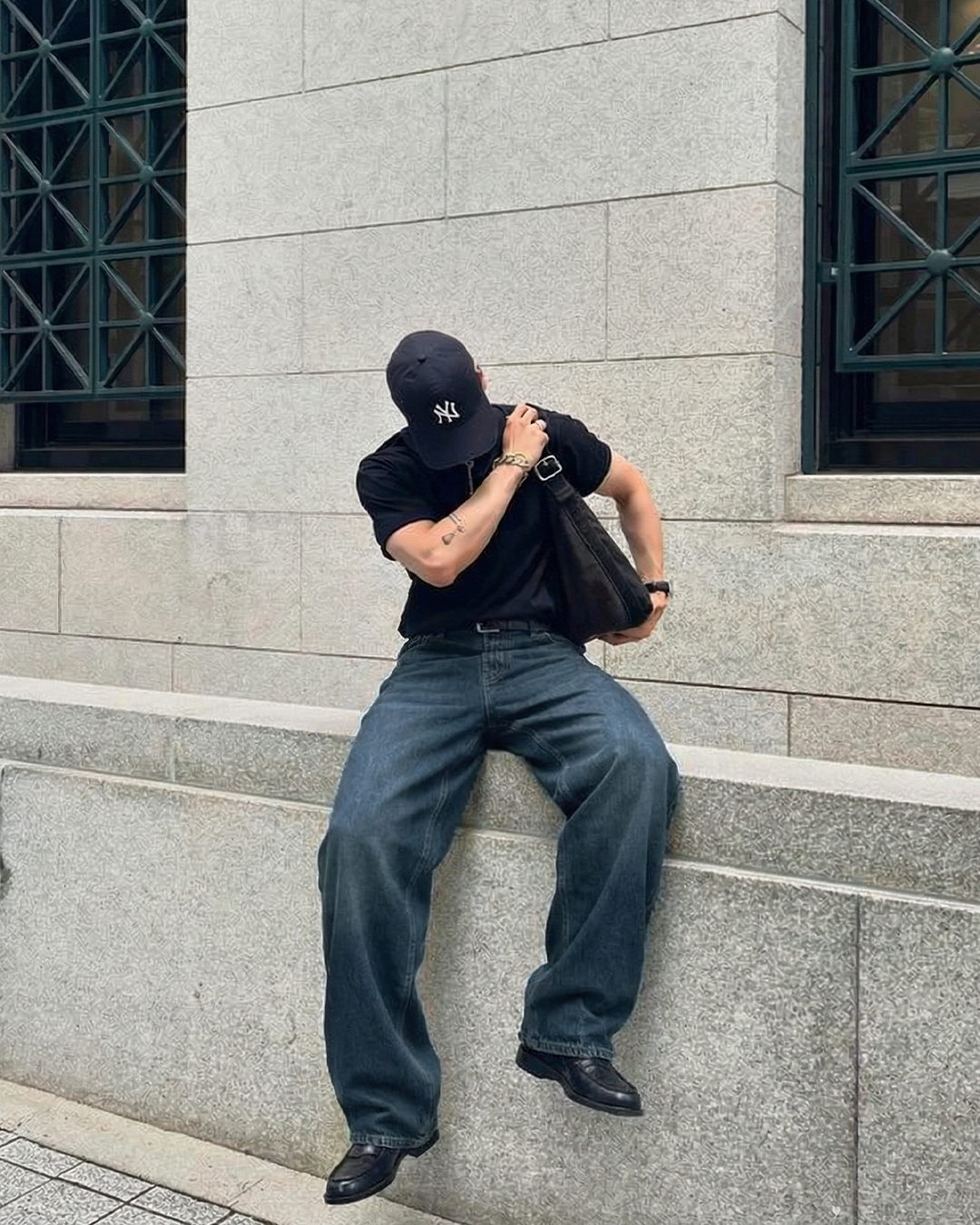 Phantom Blue Baggy Jeans