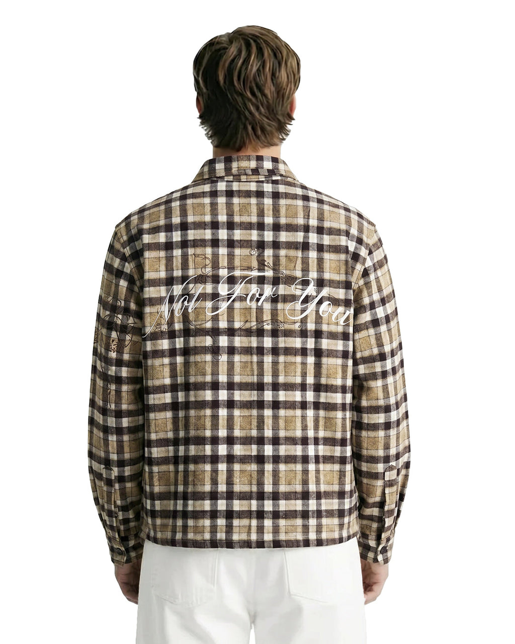 Not For You Plaid Checks Shirt