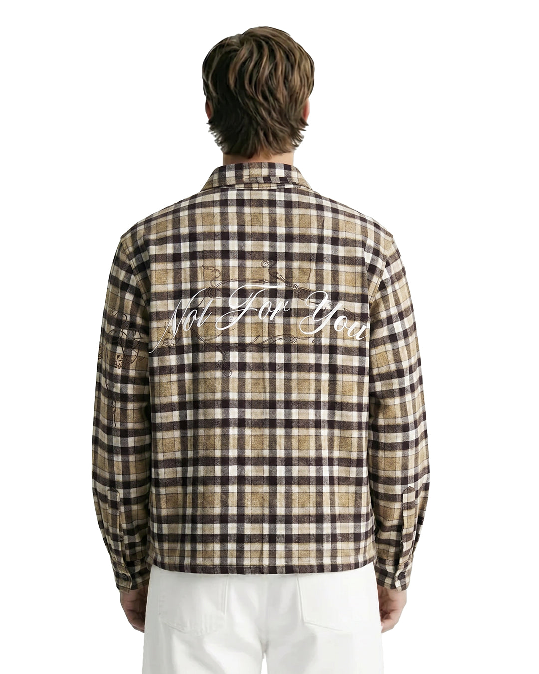 Not For You Plaid Checks Shirt