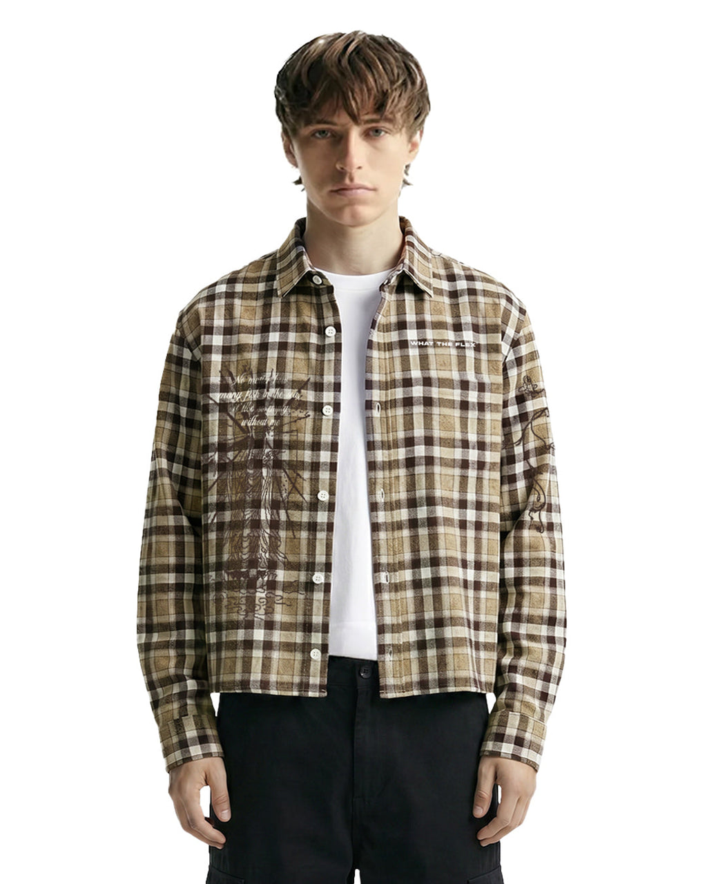 Not For You Plaid Checks Shirt