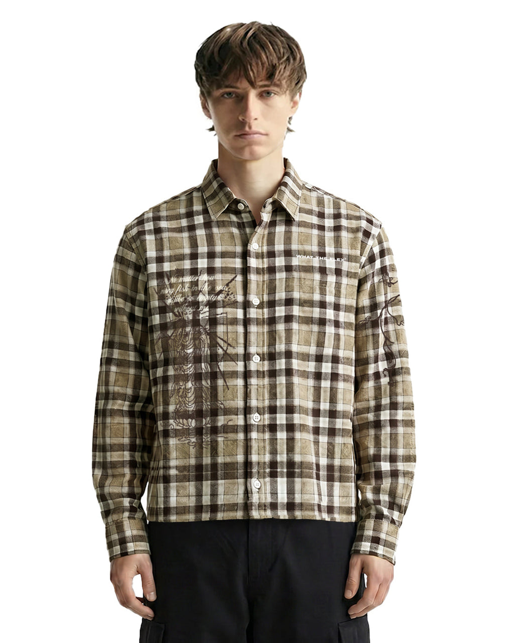 Not For You Plaid Checks Shirt