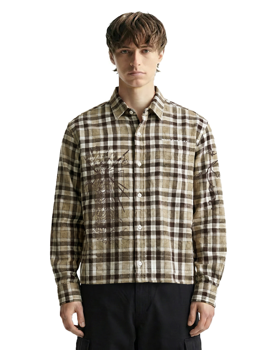 Not For You Plaid Checks Shirt