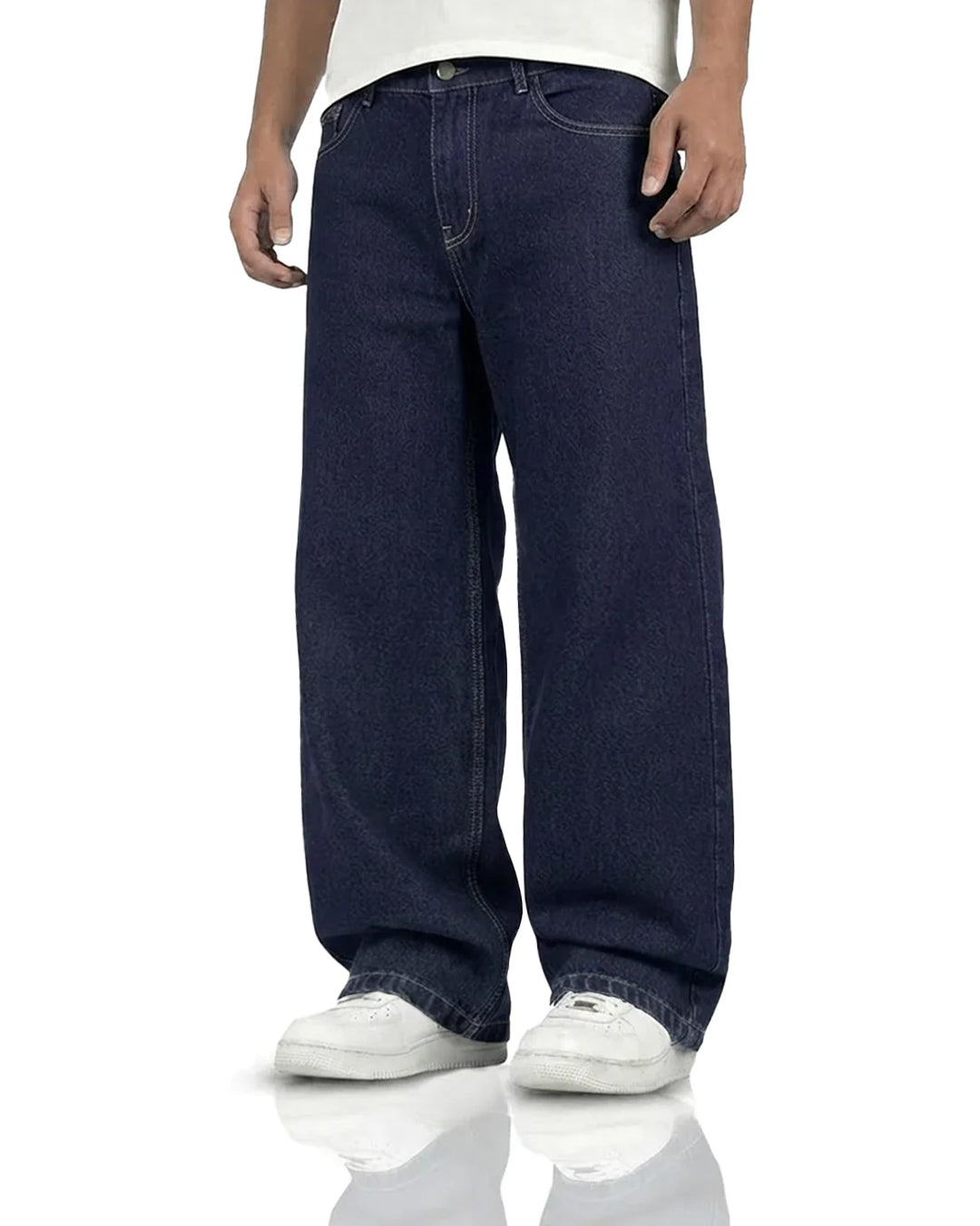 Raw Indigo Baggy Jeans