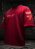 MIGHT GUY EMBROIDERY / OVERSIZED T-SHIRT