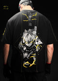 CONTRAST STITCHED / ZENITSU / OVERSIZED T-SHIRT