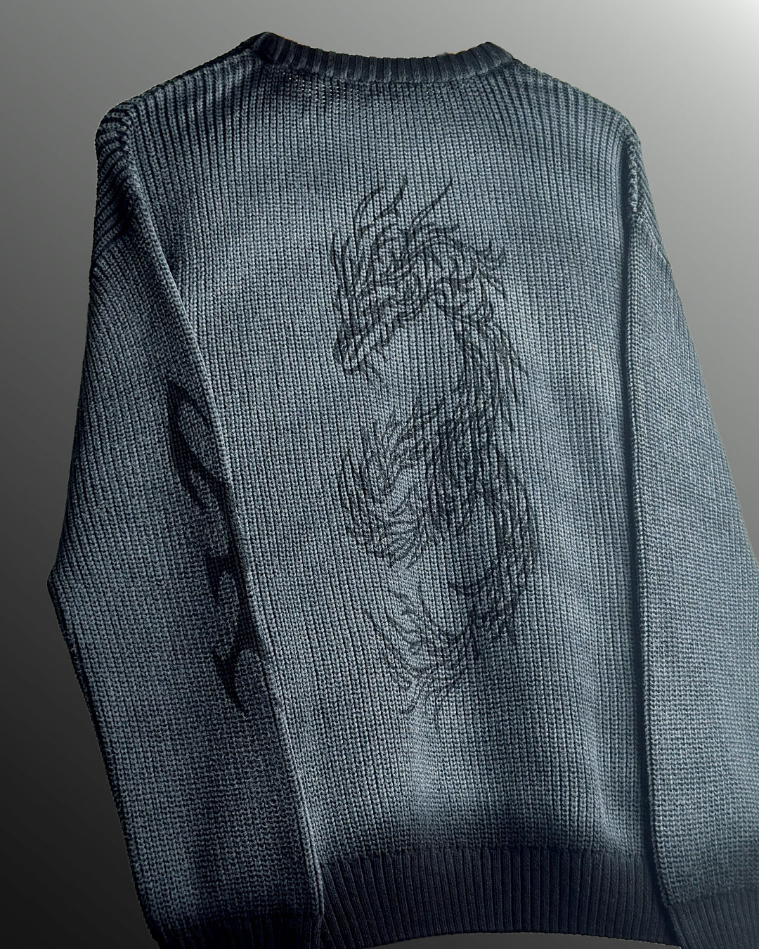 Dragon Eclipse Full Sleeves Knit T-Shirt