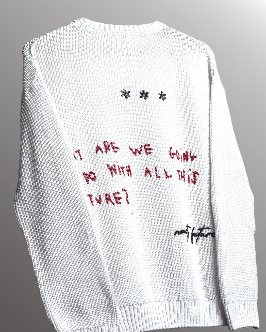 Nasty Future Full Sleeves Knit T-Shirt
