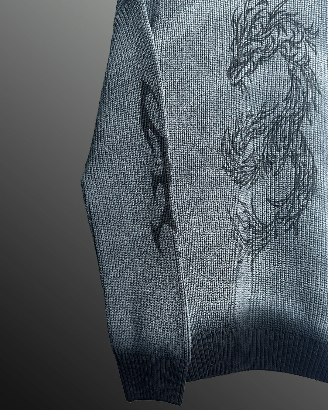 Dragon Eclipse Full Sleeves Knit T-Shirt