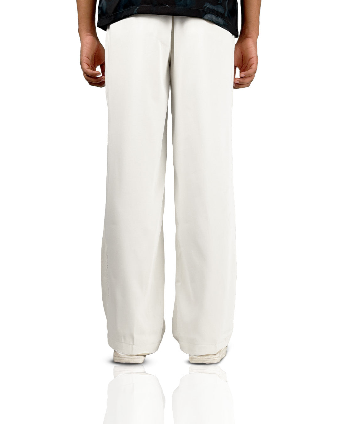 Cream Classic Korean Pants
