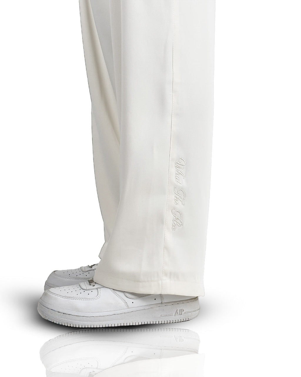 Cream Classic Korean Pants