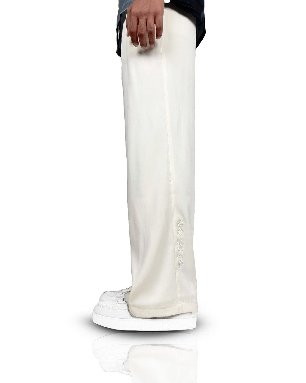 Cream Classic Korean Pants